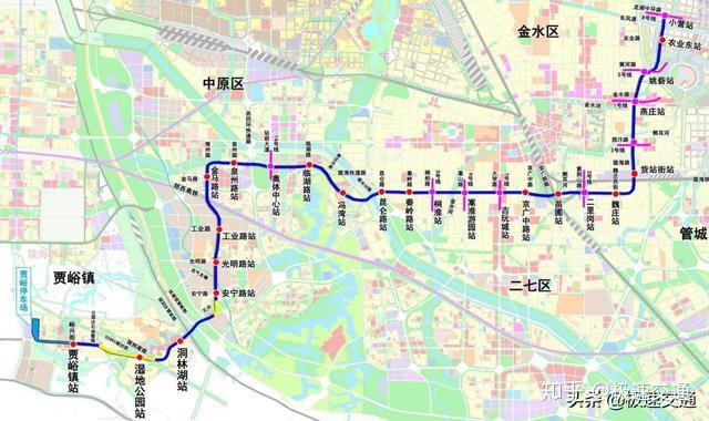 郑州地铁6号线二次环评公示啦6号线线路详解