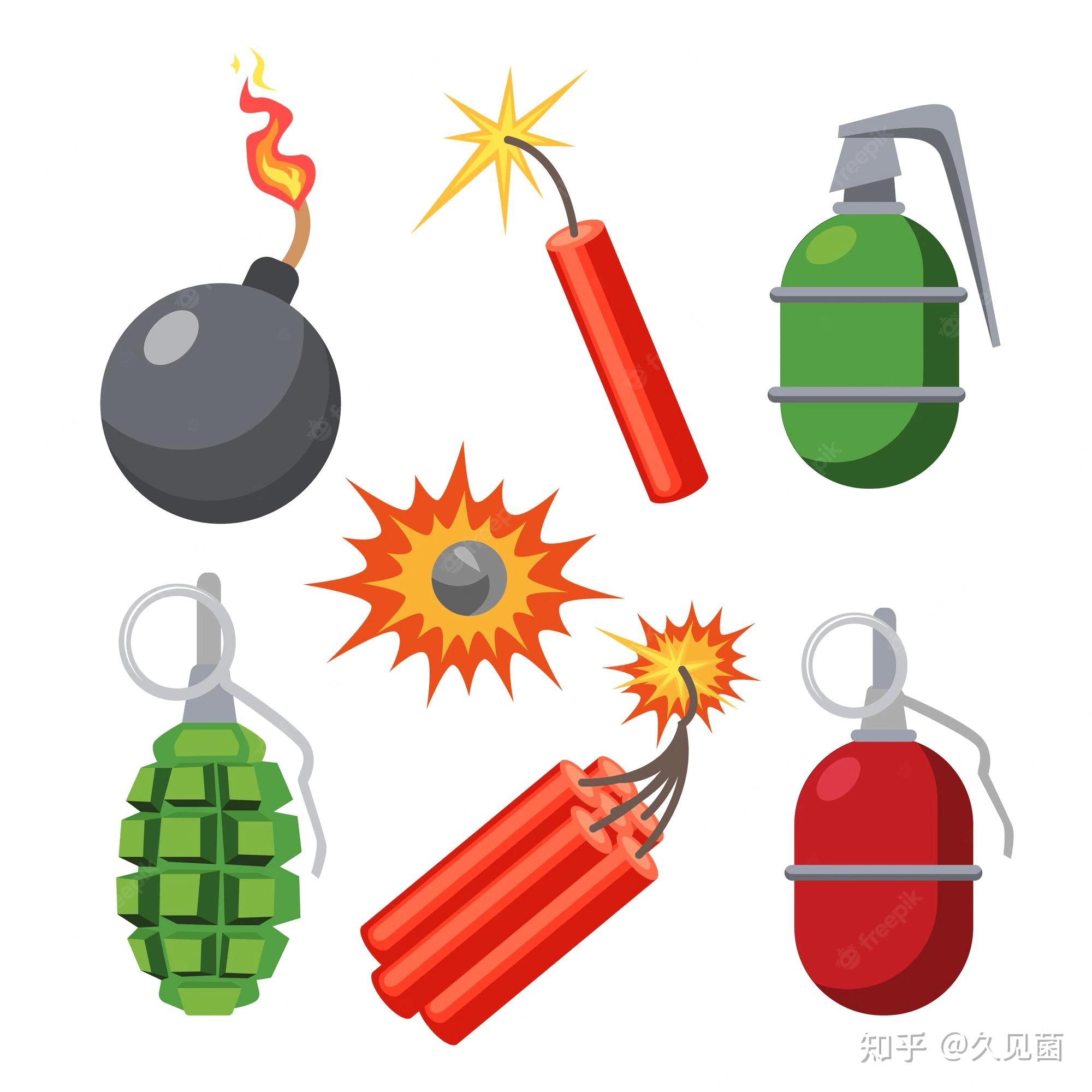 一个是m67还有一个是m57,而我国82-2式全塑无柄钢珠手榴弹,烟手榴弹