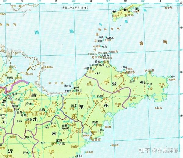 胶东半岛历史地图(四):隋唐宋金 - 知乎