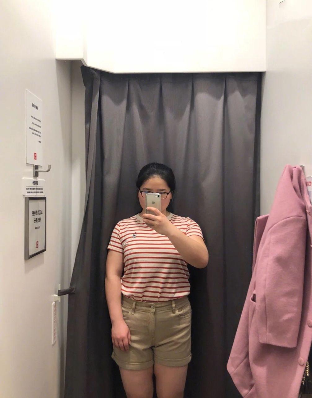 身高163,目前体重100斤,初始体重135,减肥打卡15天,只要方法健康豪眄