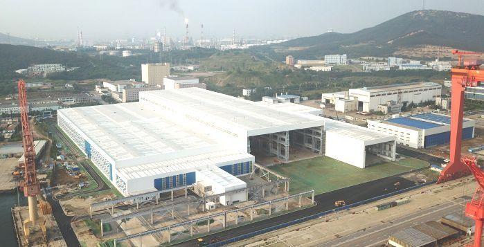 上海宝冶助力打造国内最大的内河绿色智能船舶生产基地