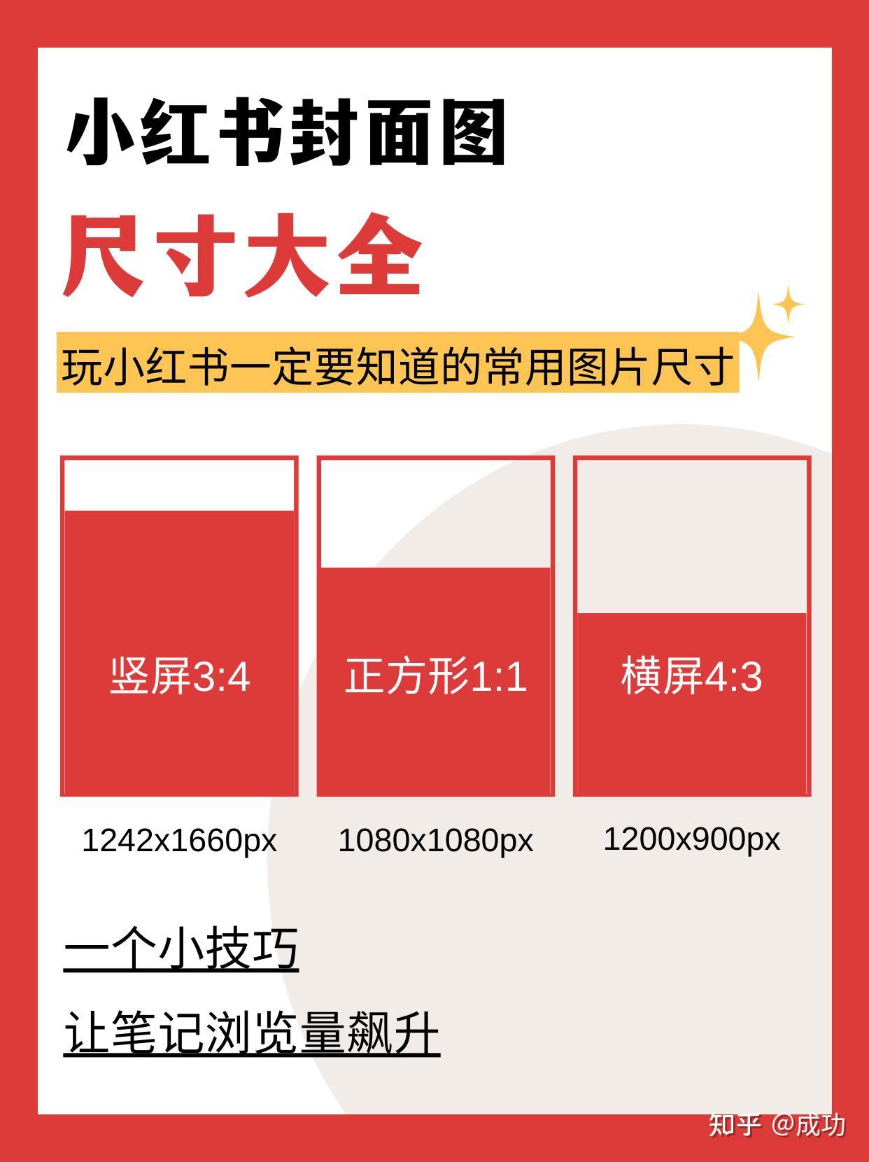 小红书封面图片尺寸全攻略,新手必知! - 知乎