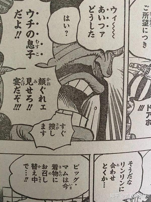 海贼王 漫画第977话情报 凯多带 儿子 会见大妈 飞六胞全员登场 知乎
