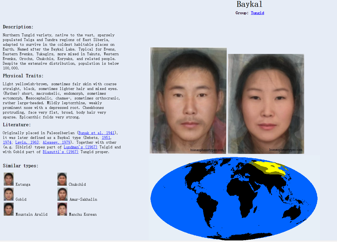 人种类型科普:黄种人北亚人种东西伯利亚类型和其他几种类型 - 知乎