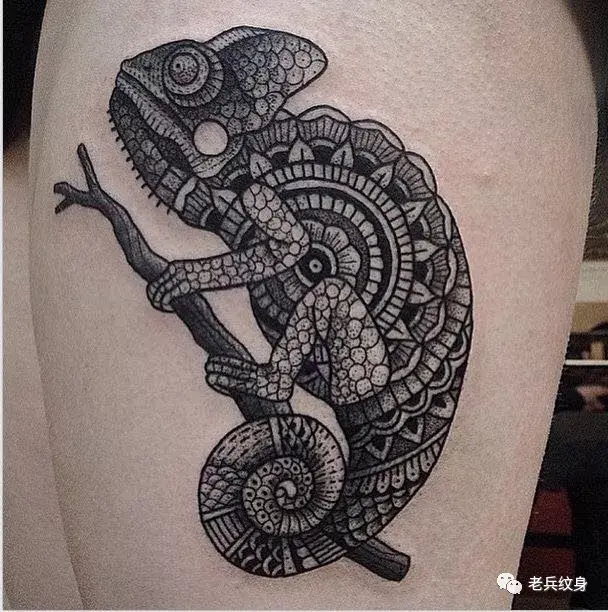 纹身素材——蜥蜴纹身图案