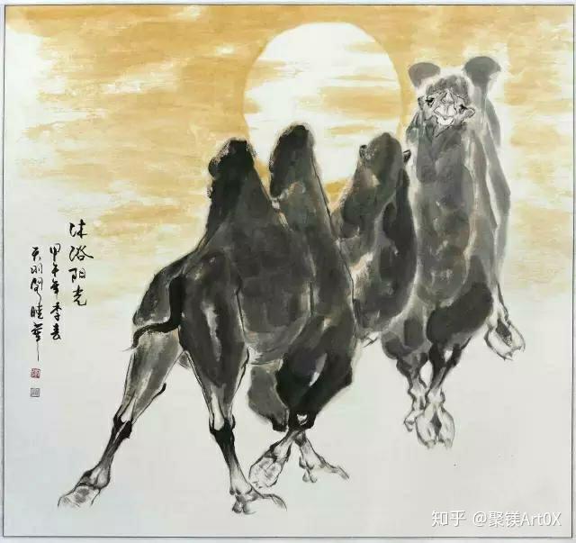 聚镁art0x丨刘晓华我心中的强者骆驼