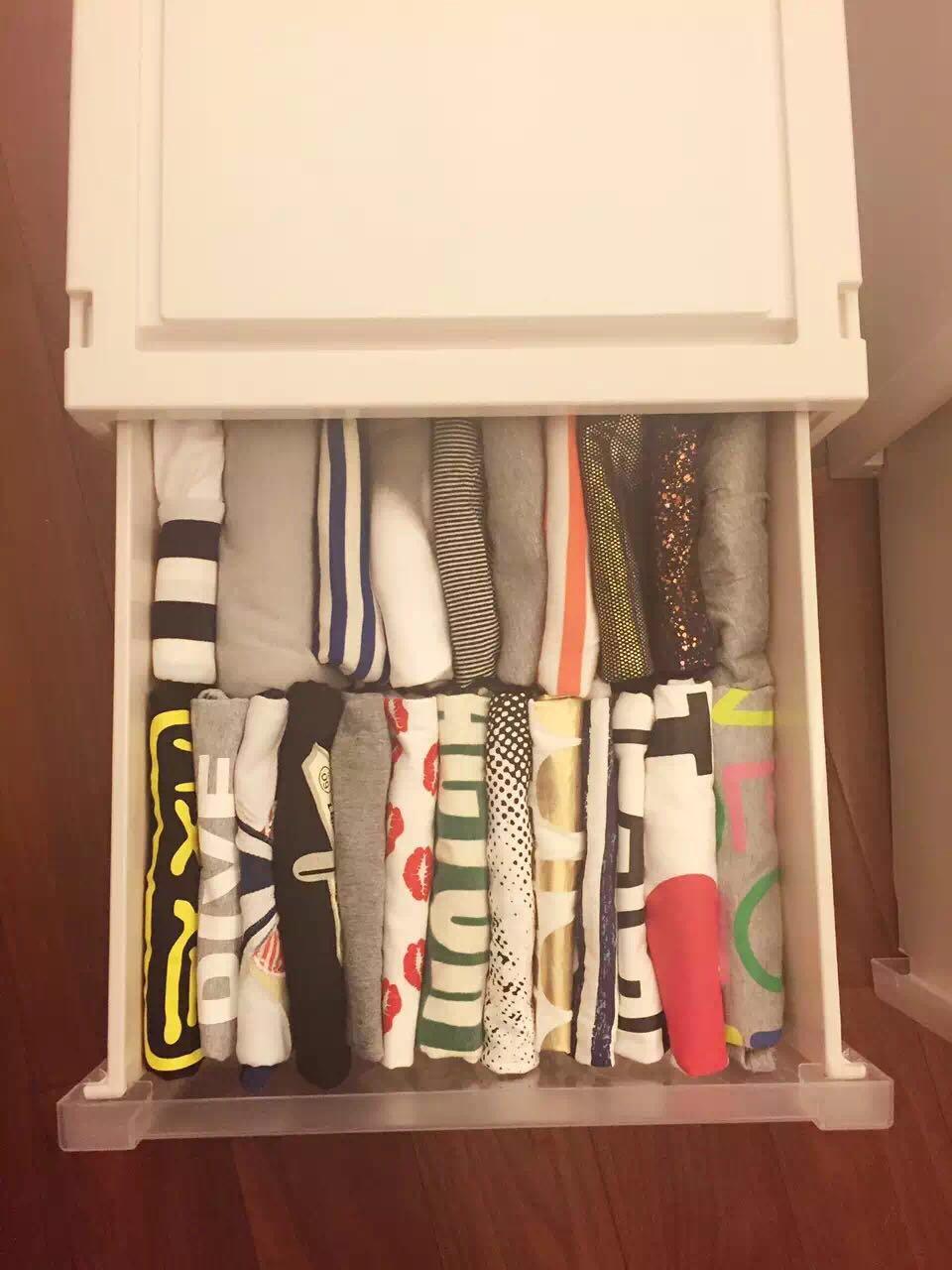 拯救衣柜第一步:9张动图搞定不规则衣物折叠