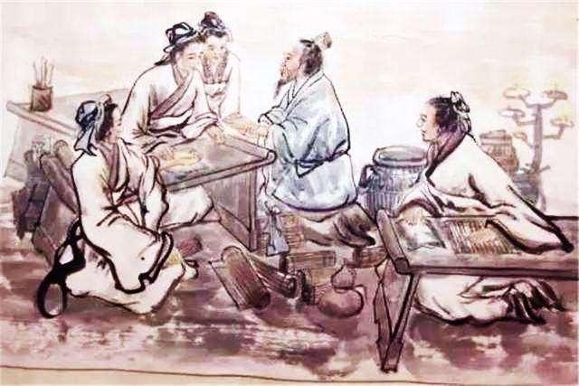 扁鹊就做妇科医生于是扁鹊开始在各国行医(图4:拿着祖传秘方给扁鹊图)