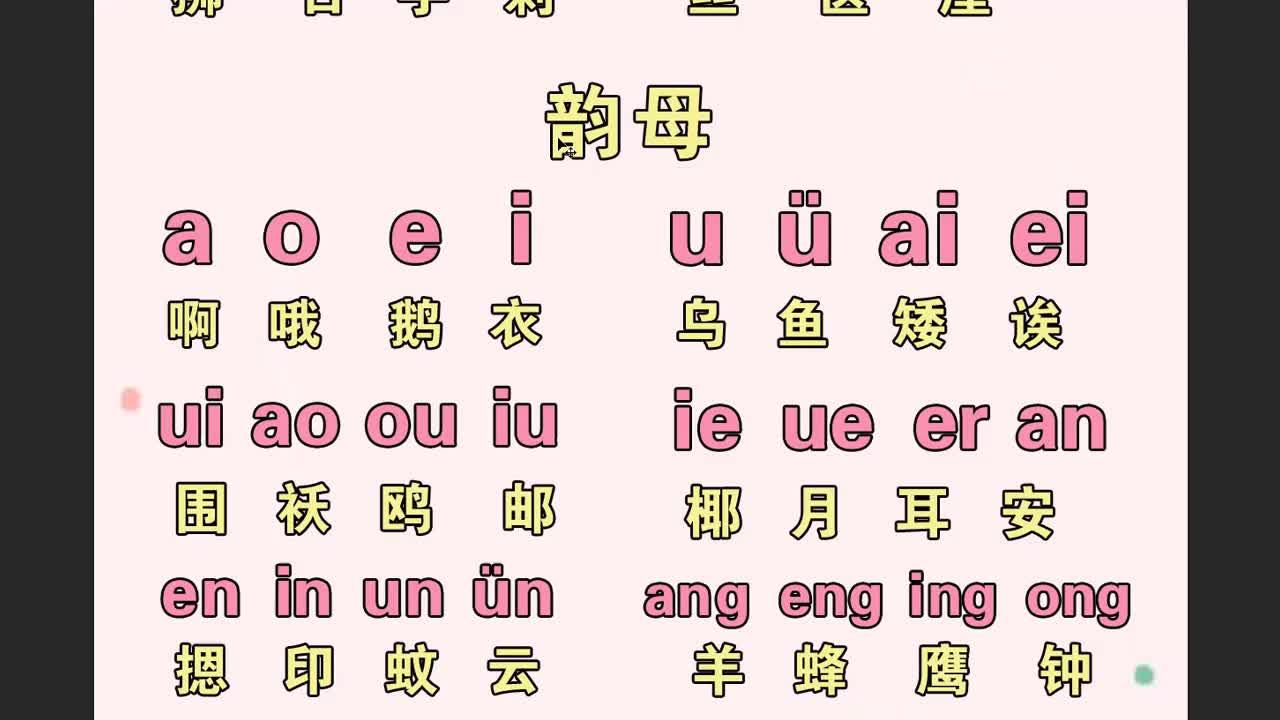 拼音中的介母是什么?三拼音节又是什么?