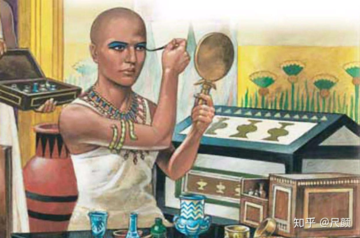 古埃及人的时尚经剃光头戴假发