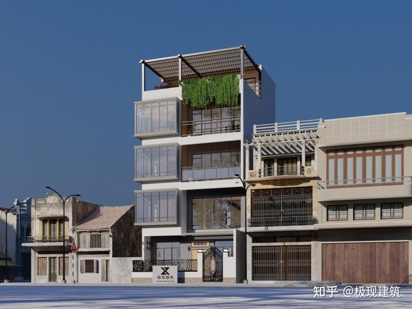 广东汕尾丨小面宽四层现代风格自建别墅 - 知乎