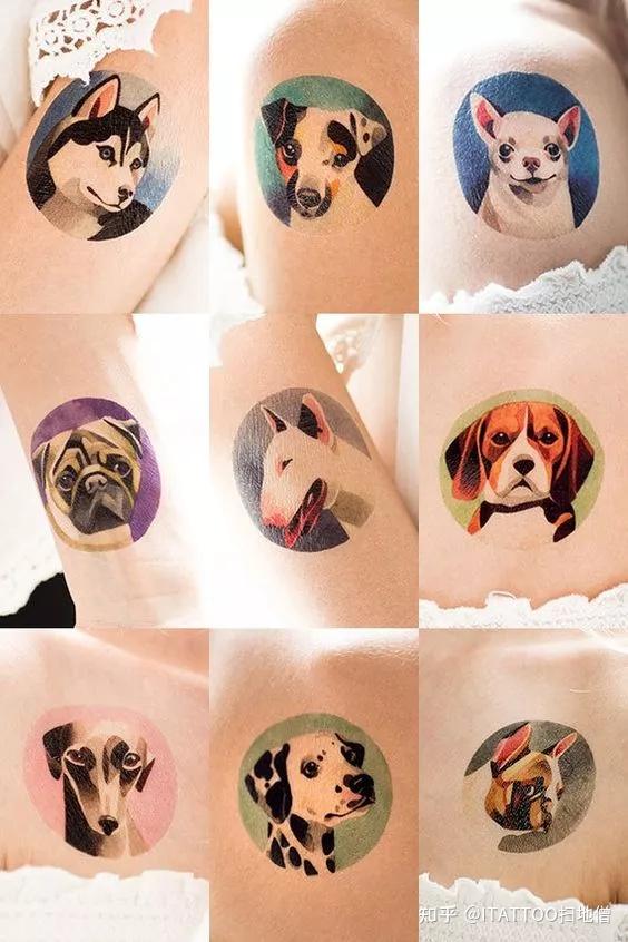 属狗的人适合纹身图案图片