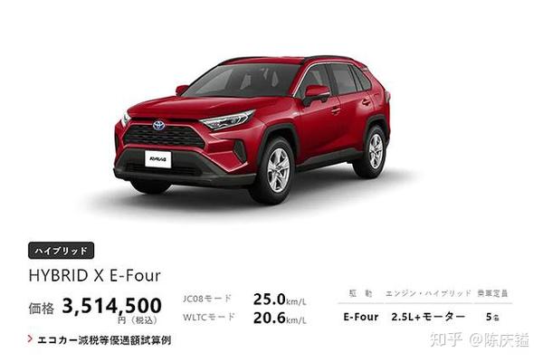 Rav4 Prime价格公布 日本当地约32万起售 知乎