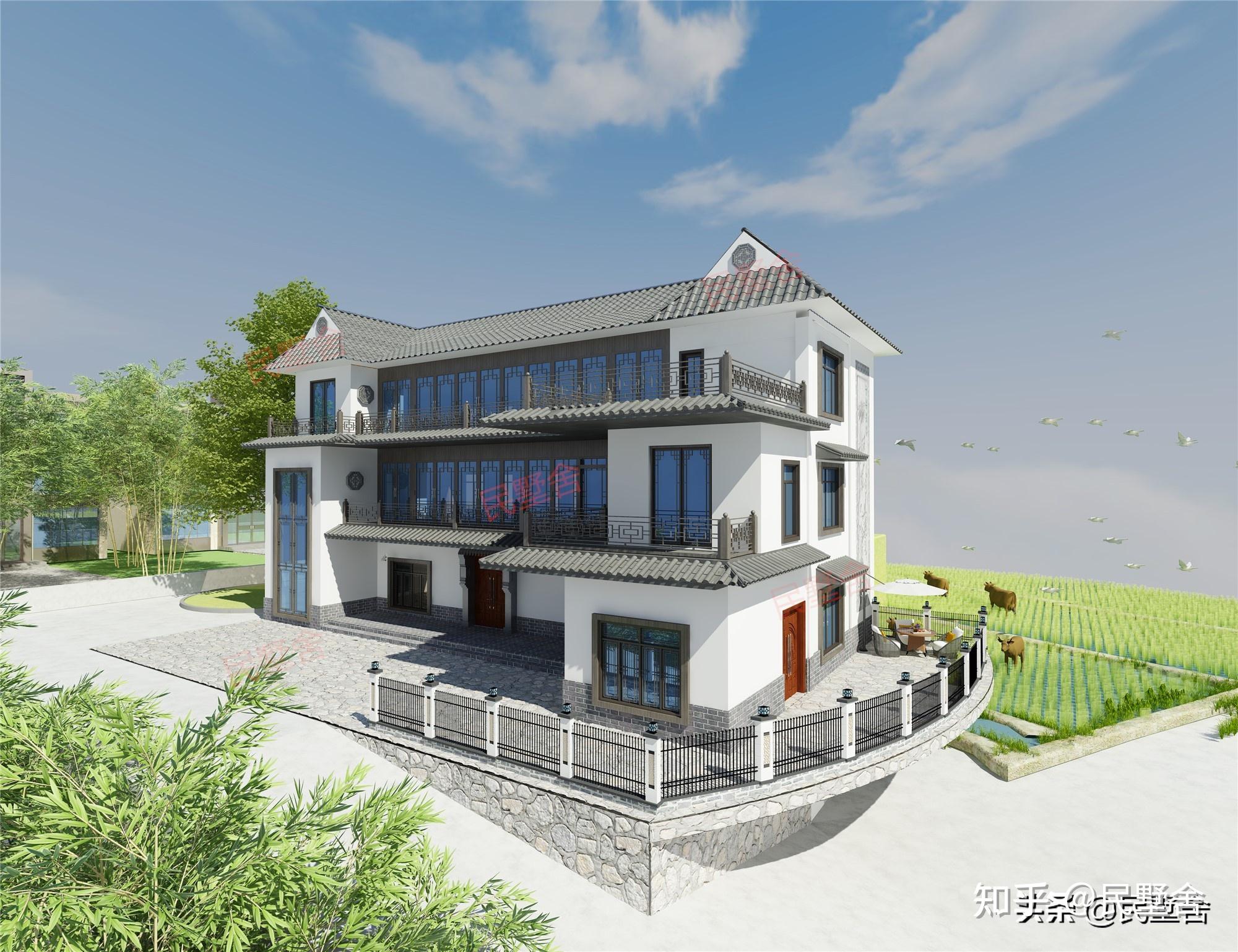 这栋实用的自建房别墅大家对徽派建筑依旧满腔热爱哪怕生活在农村它能