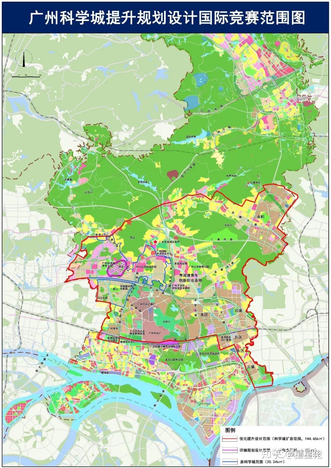 開發區,雲埔工業區,東區,廣石化以及蘿崗街水西村的部分山體(燕山)