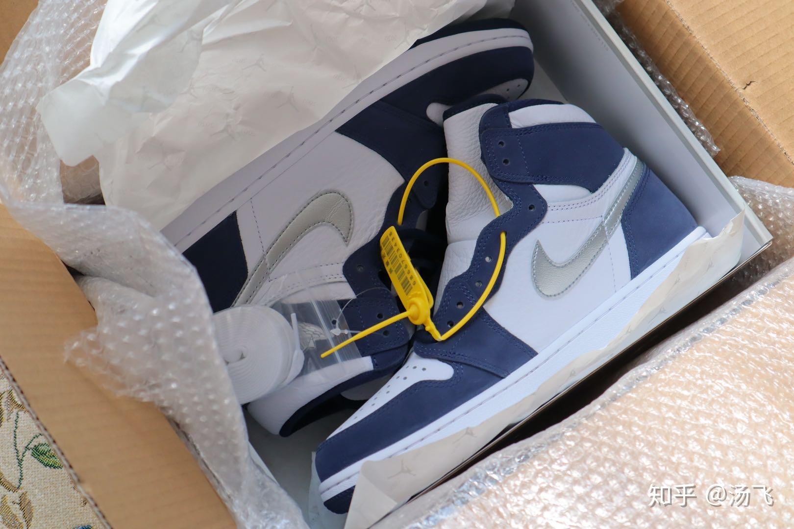 nice平台最新入手的aj1午夜蓝开箱感受