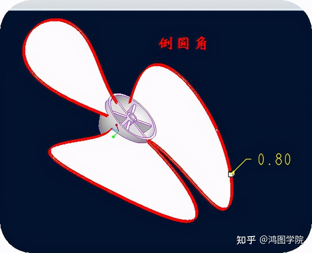 proe/croe风扇叶建模的简单做法 - 知乎