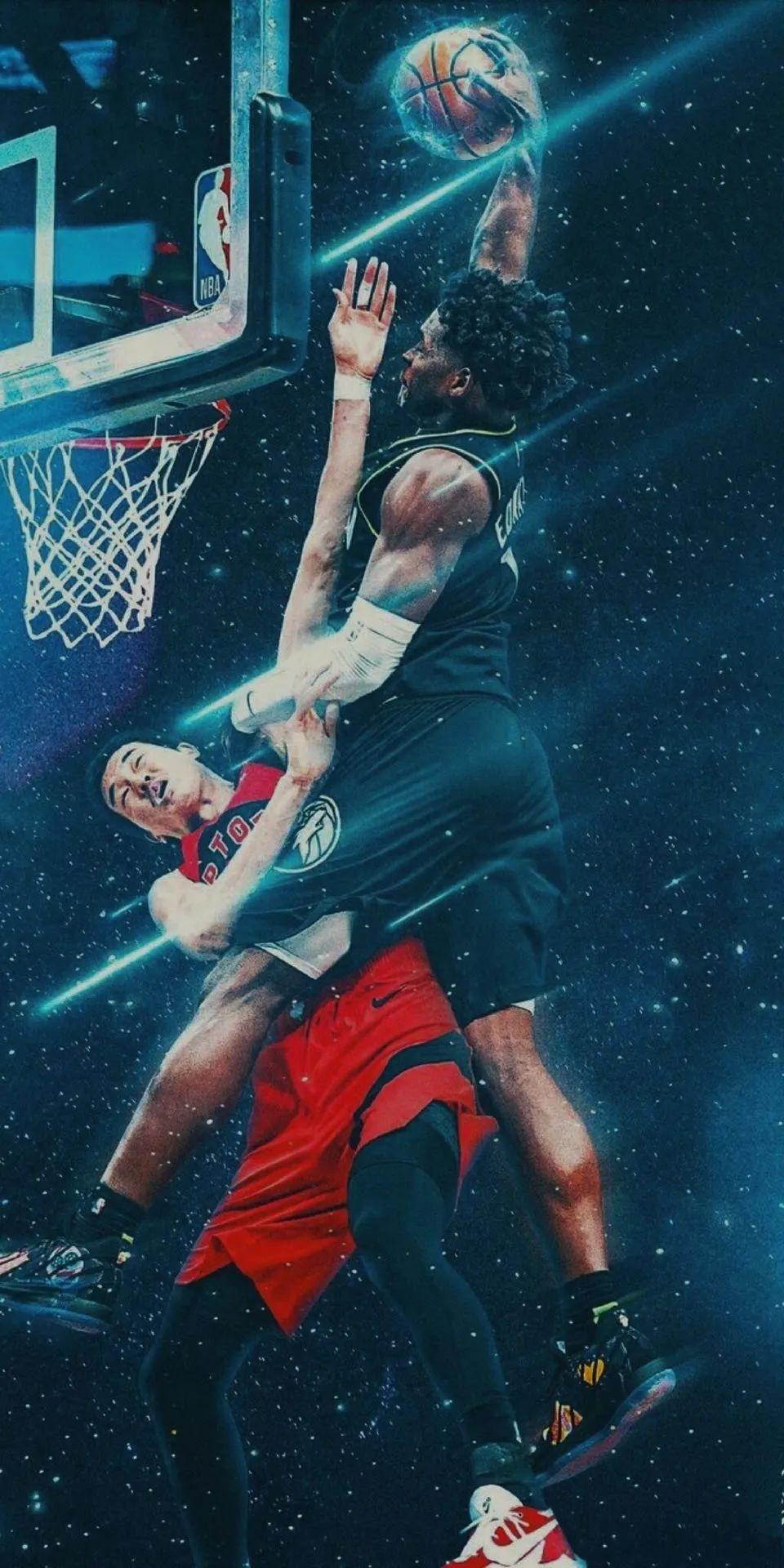 篮球壁纸你们最爱的球星特效大图又来一波