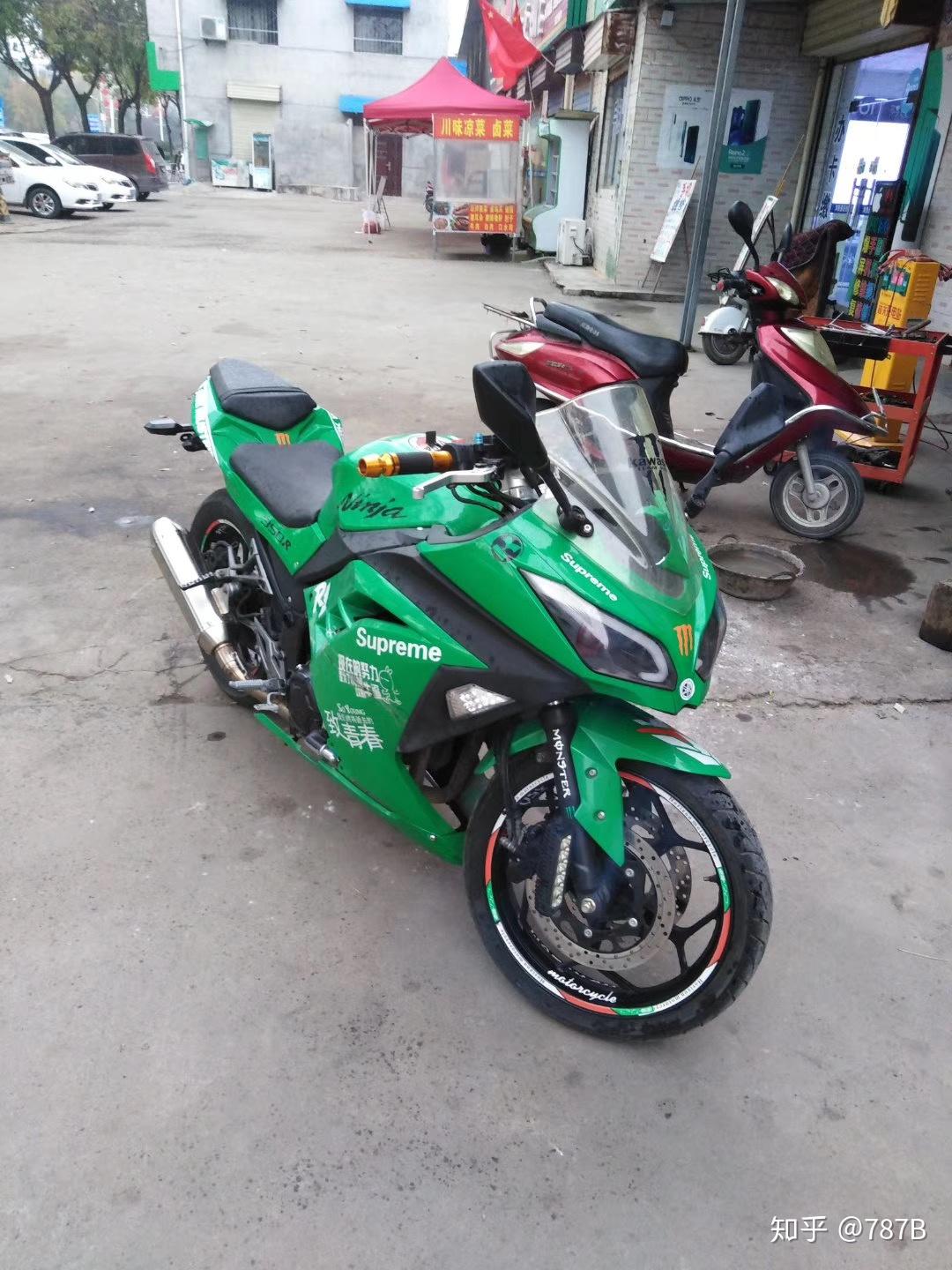 小忍者350cc双杠不想骑了想换车你们看谁要价钱好商量9新