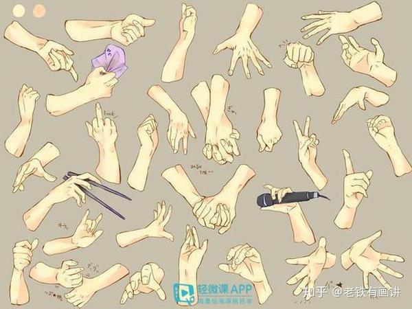 漫画手部绘画教程 超简单漫画手画法 简单动漫绘画 东煤网