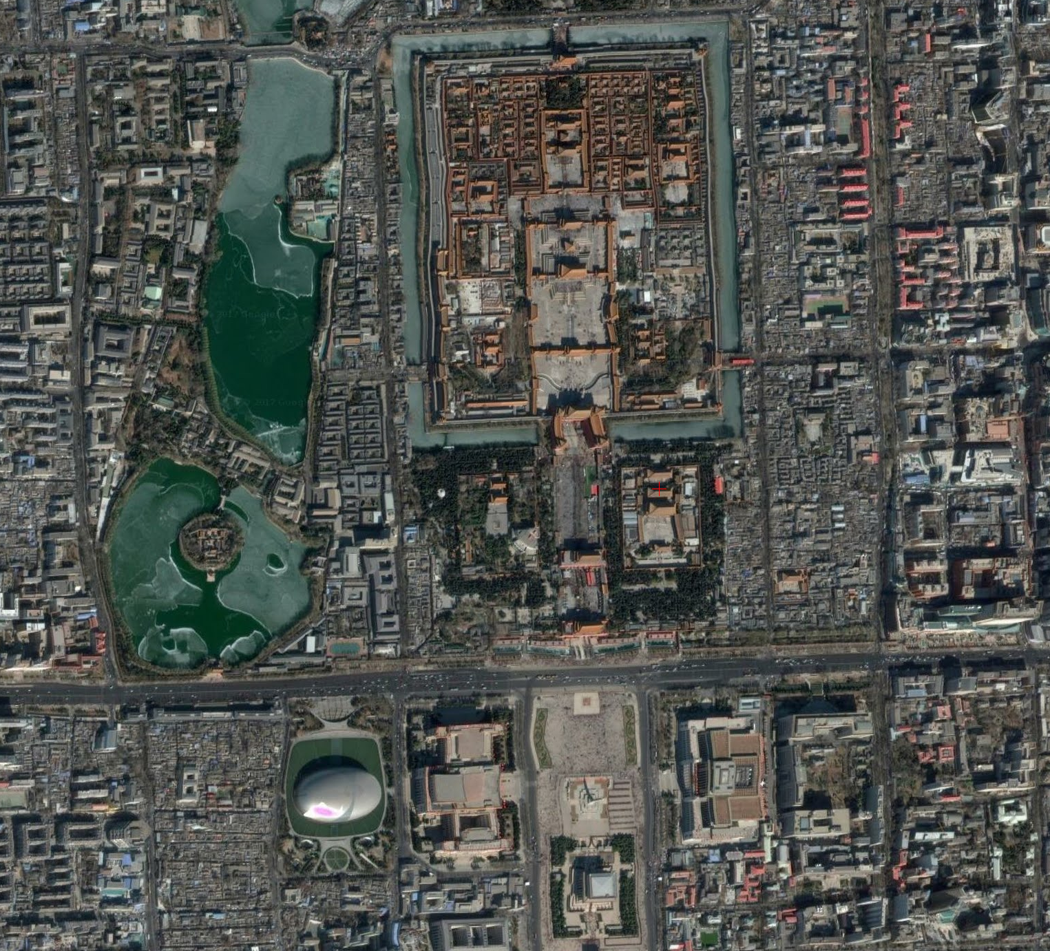 Google卫星地图最高清的视角怎么会出现这样