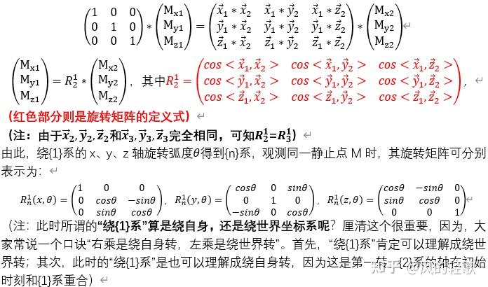 旋转矩阵的性质