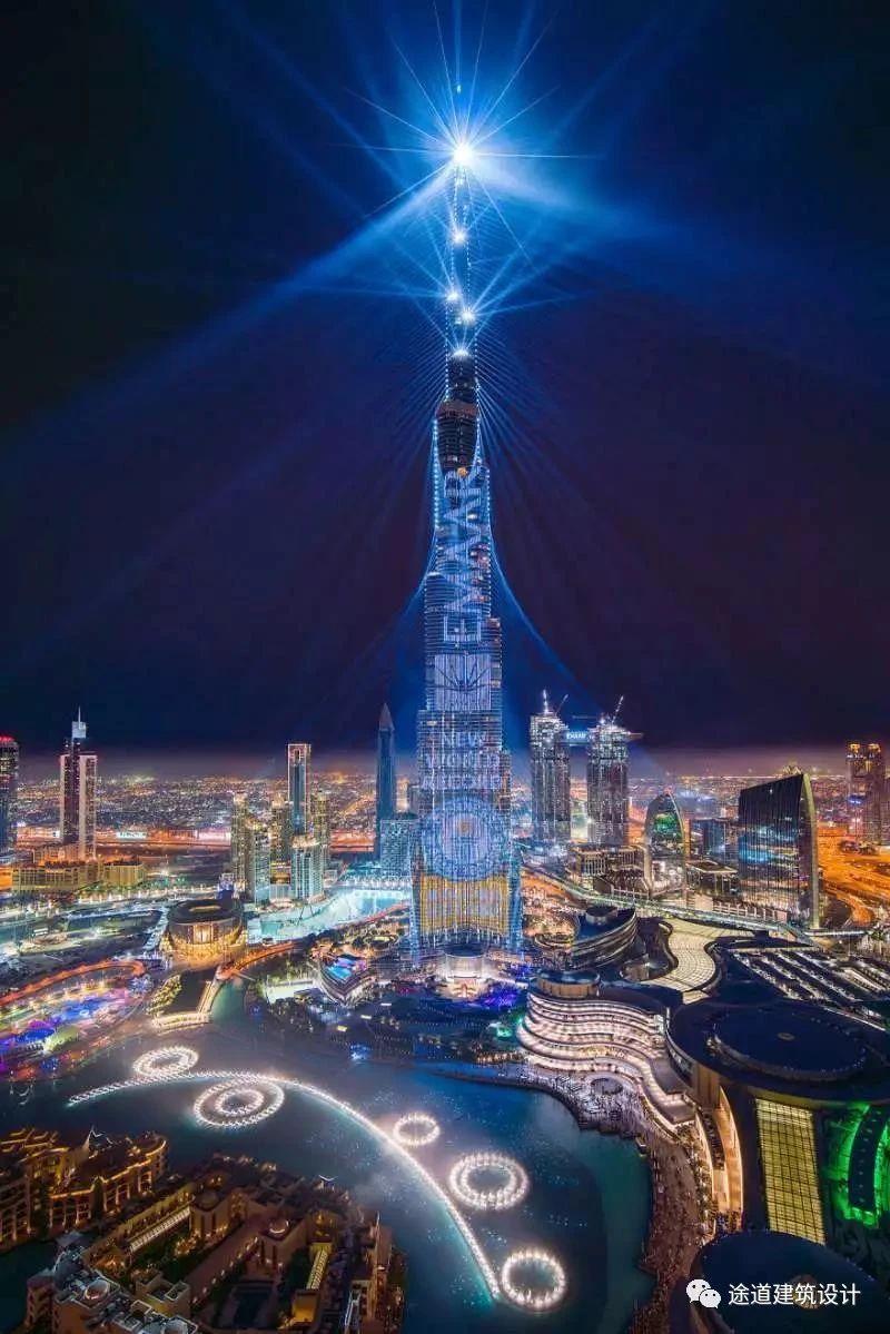 世界最高建筑迪拜哈里法塔将幕墙设计玩到极致它的建筑幕墙是这样