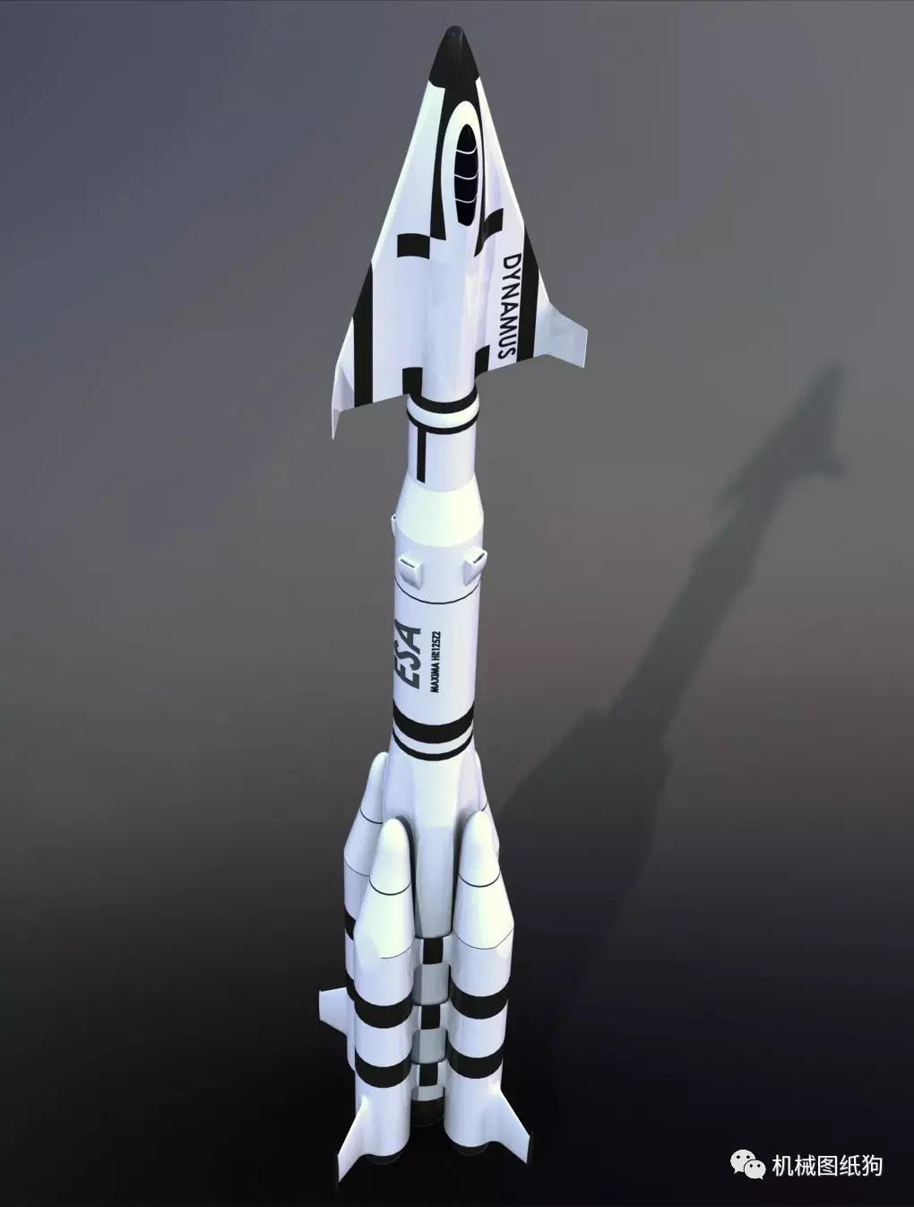 【飞行模型】esa火箭简易3d数模图纸 step格式 - 知乎