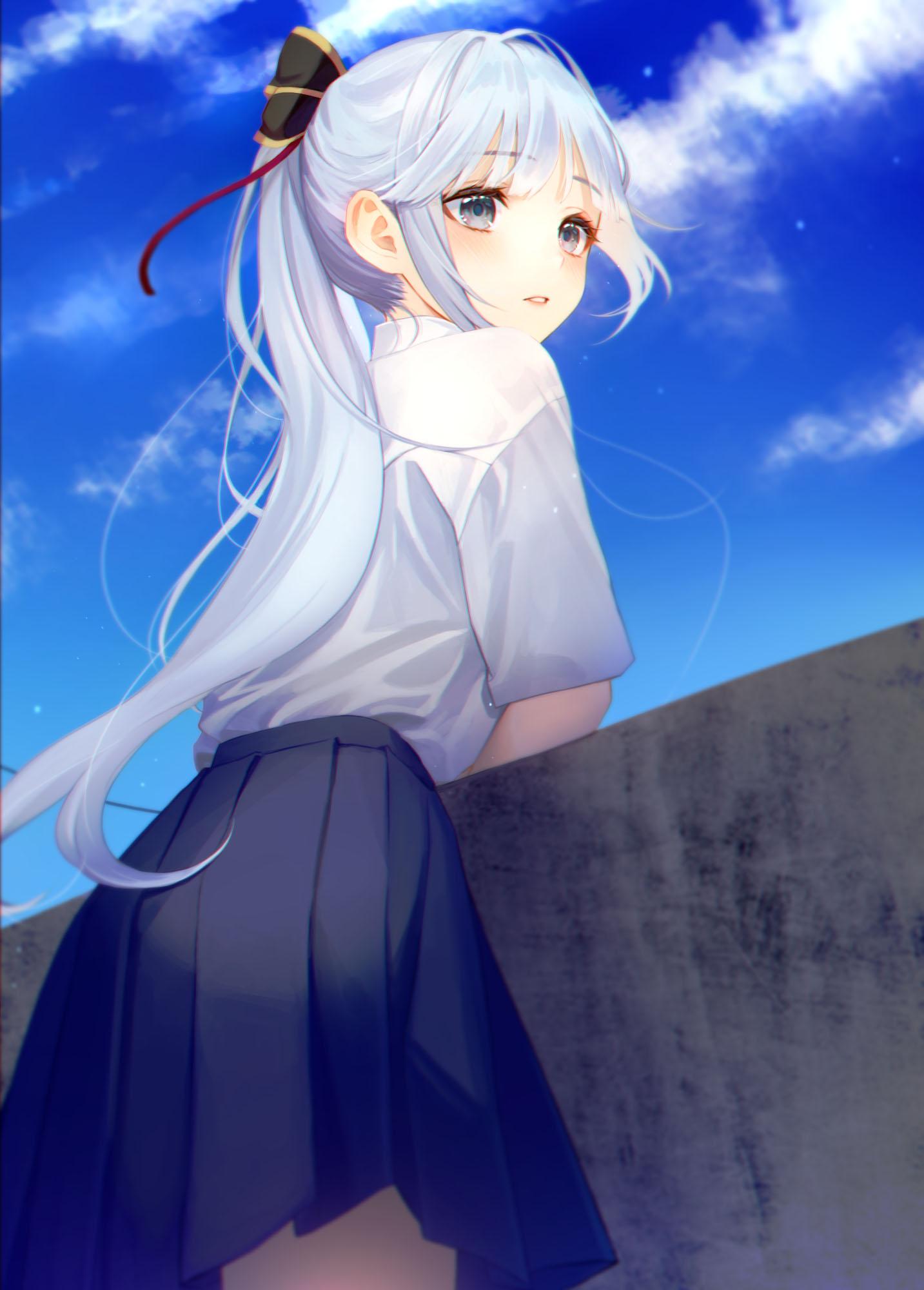 原神神里绫华同人壁纸原画游戏插画动漫超清美术绘画素材