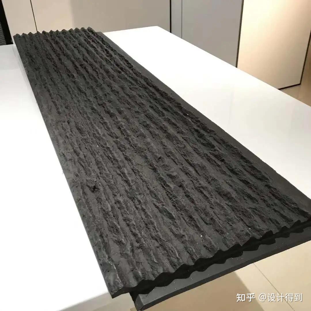 室内设计装饰材料055新型石材人造材料pu墙石