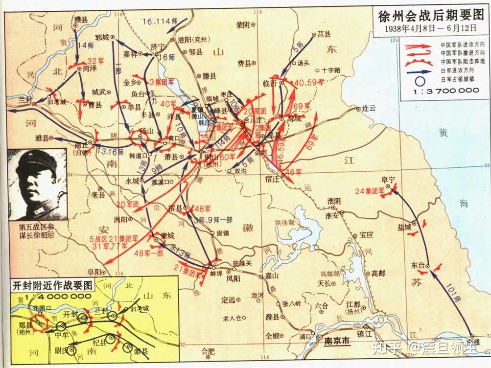 抗日战争时期主要战役示意图 - 知乎