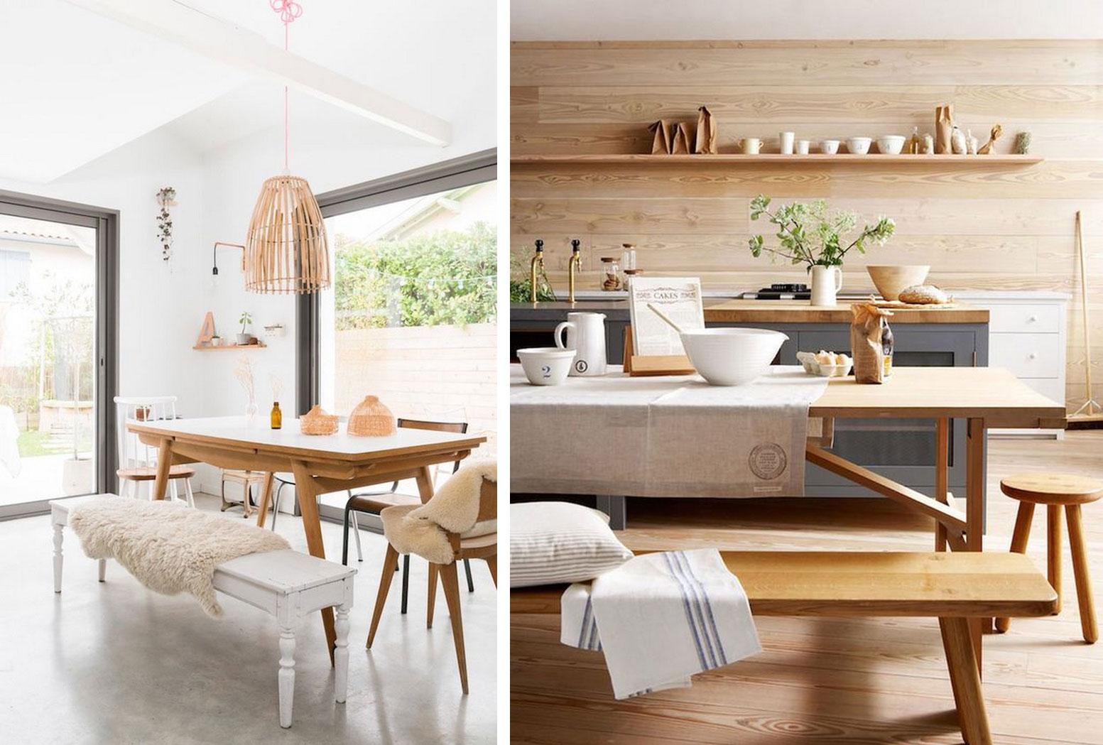 玄关:窄长形的板凳与玄关狭长的空间形态相当契合,长板凳下面可整齐