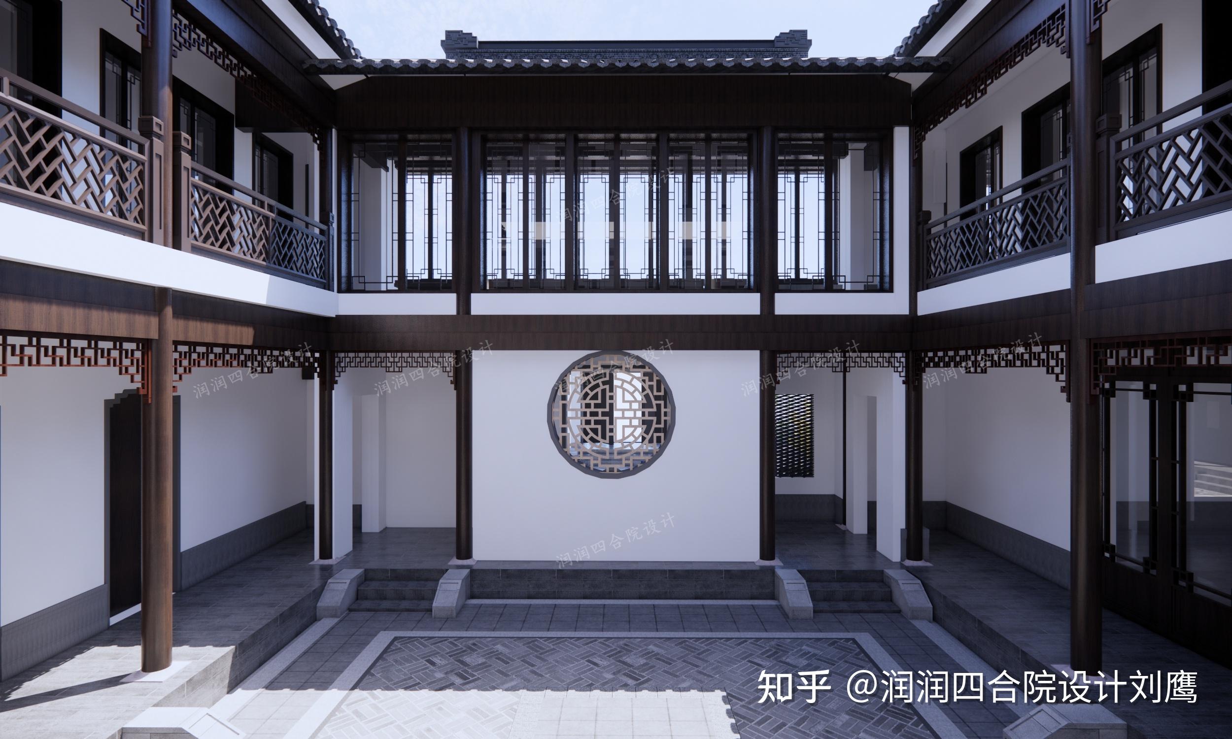 润润四合院设计刘鹰:传承苏式四合院大宅,连廊移步异景,9处小院各具风韵 - 知乎