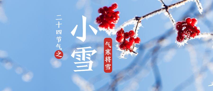 小雪二十四节气之一