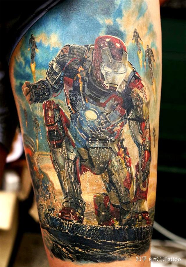 钢铁侠纹身皮肤深处的超级英雄