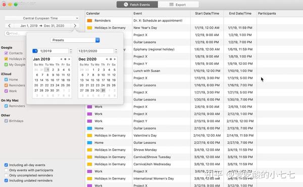Export Calendars Pro For Mac 