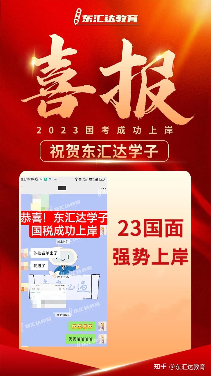 感谢同学的认可!芳华青春,东汇达将继续全力以赴,助你们成功上岸!