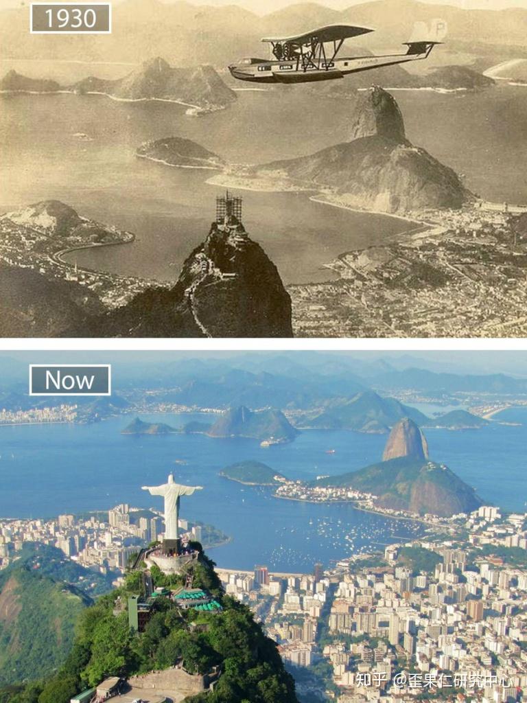一组令人难以置信的照片展示过去100年世界的变化