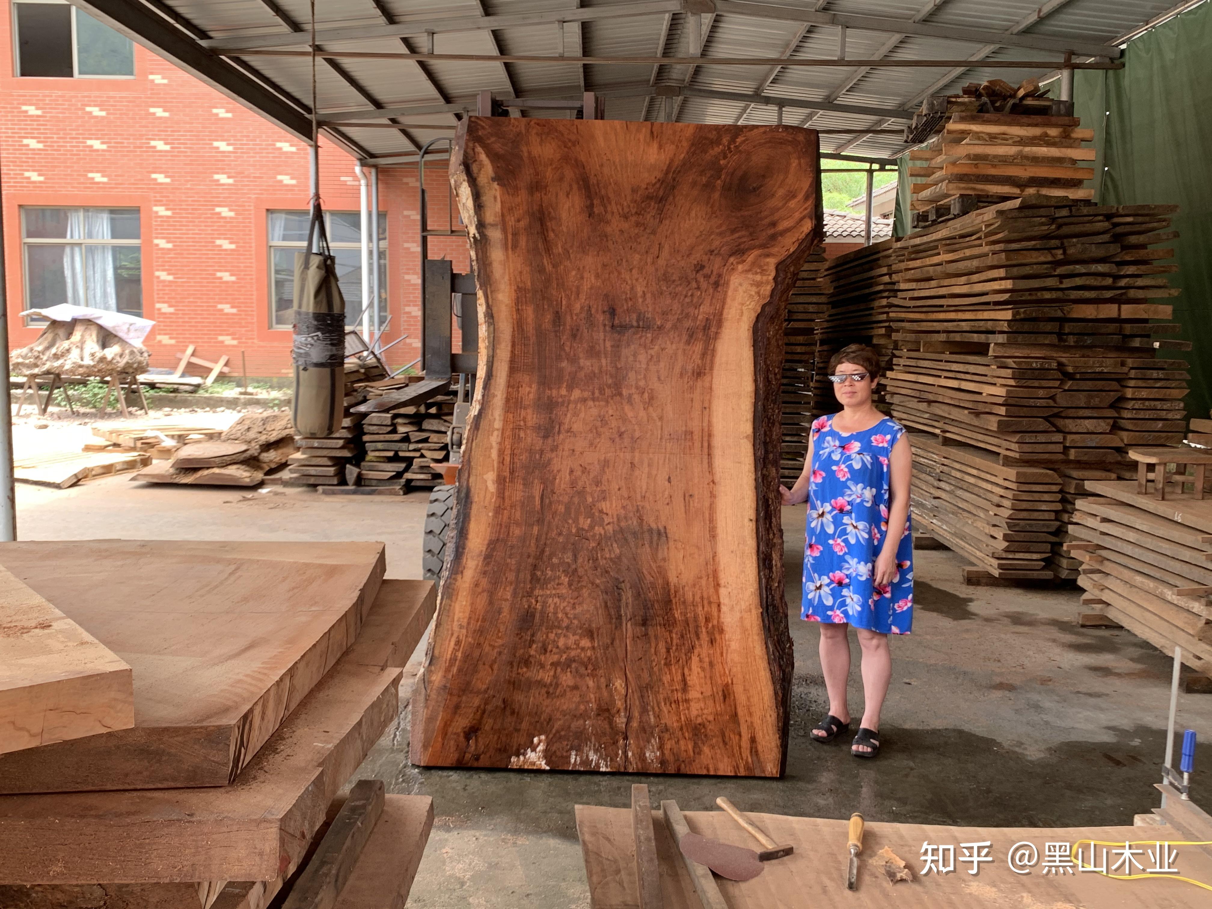 美国薄壳山核桃木大板山核桃木灰胡桃木