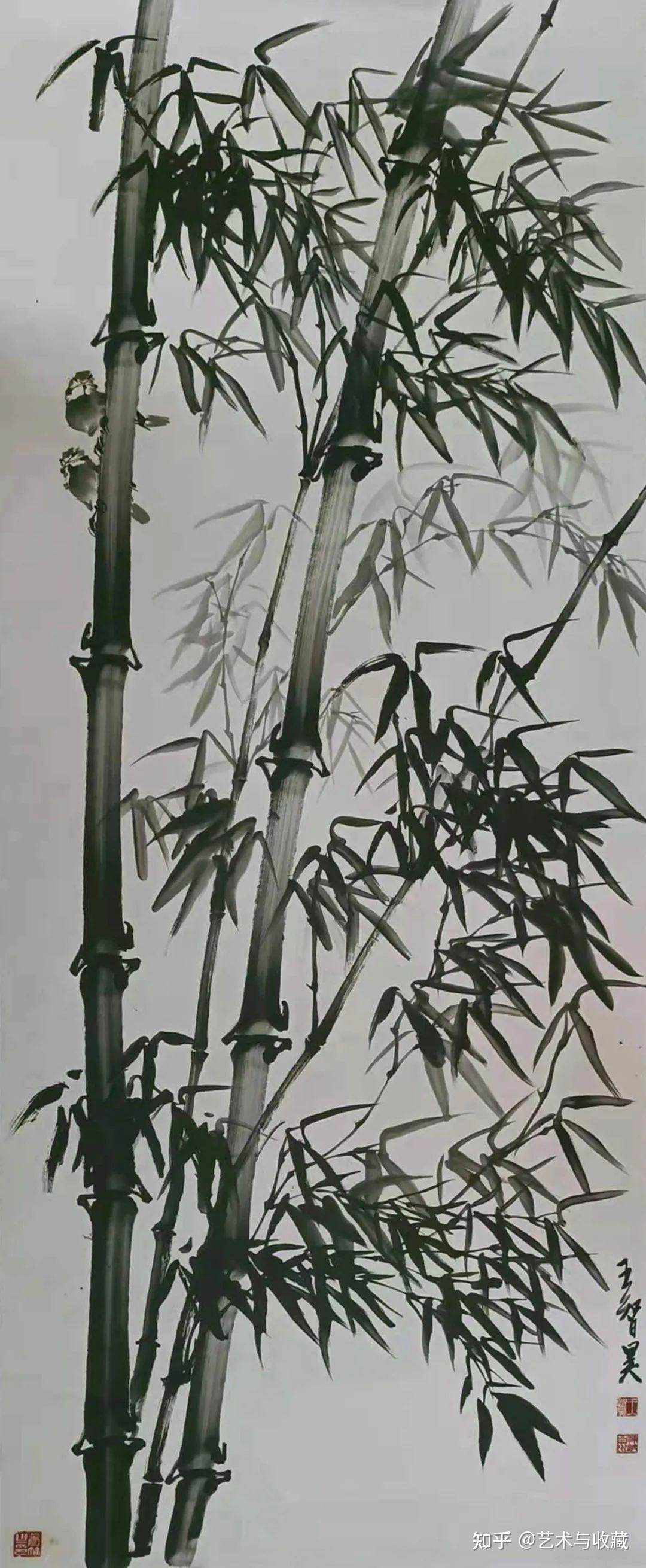 翰墨丹青展风采女画家王智昊墨竹作品欣赏