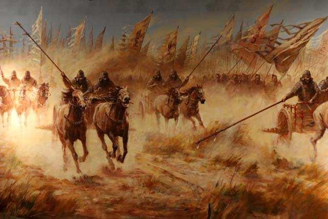 二,挺进中原,晋楚争霸春秋时期的中原,战争通常规模较小,分出胜负后