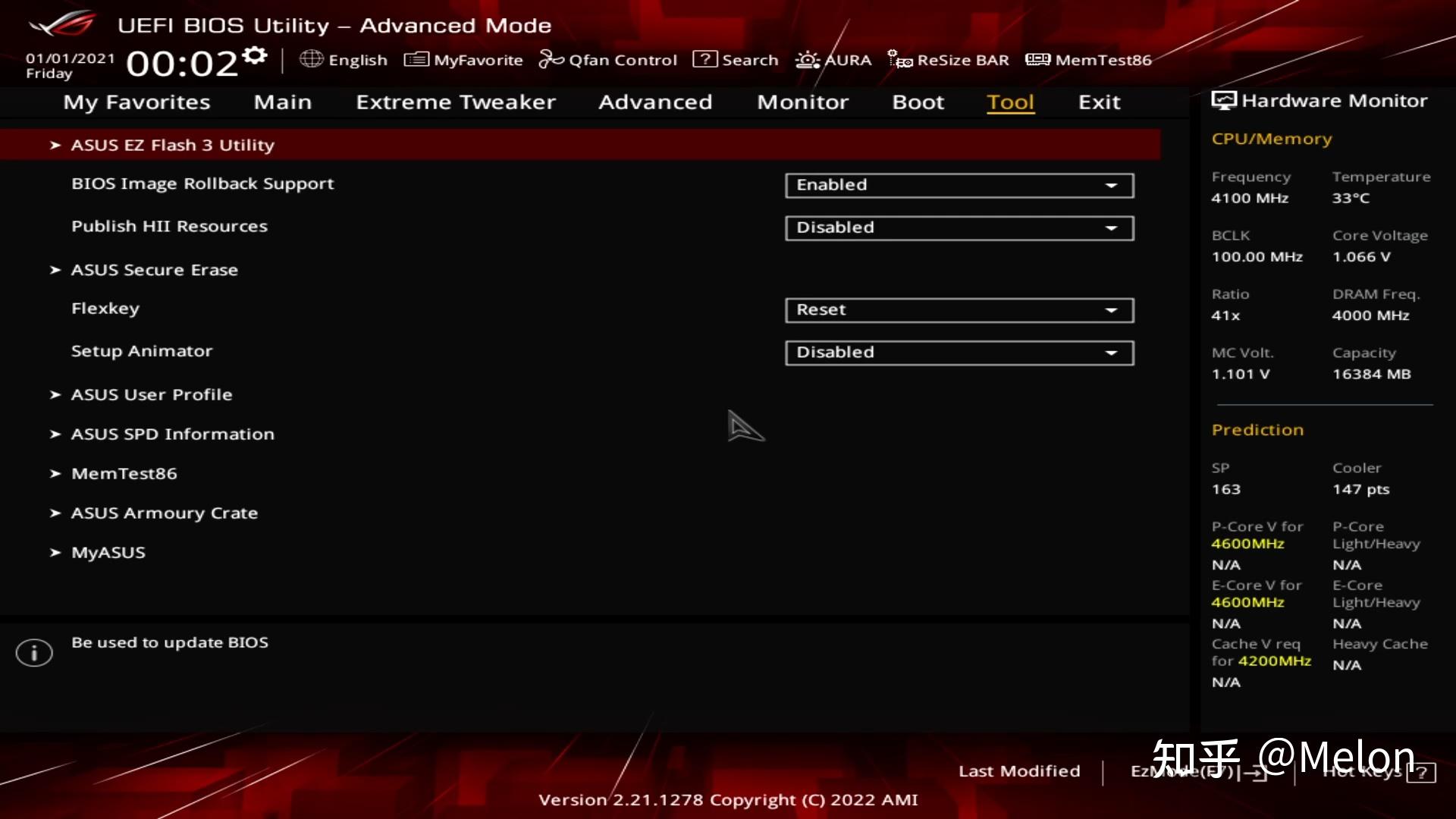 华硕主板如何更新 BIOS——ASUS EZ Flash（图文说明参考） 知乎