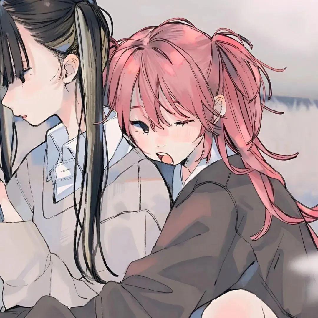 第1123期|百合头像:0909高质量女女插画百合闺蜜头像 - 知乎