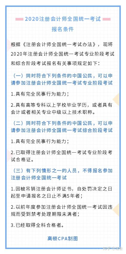 不考初級直接考注會可行嗎?註冊會計師報考條件