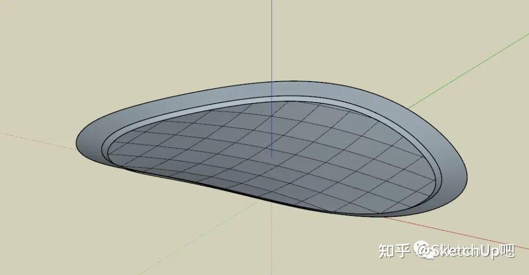 如何用sketchup建模國家速滑館冰絲帶