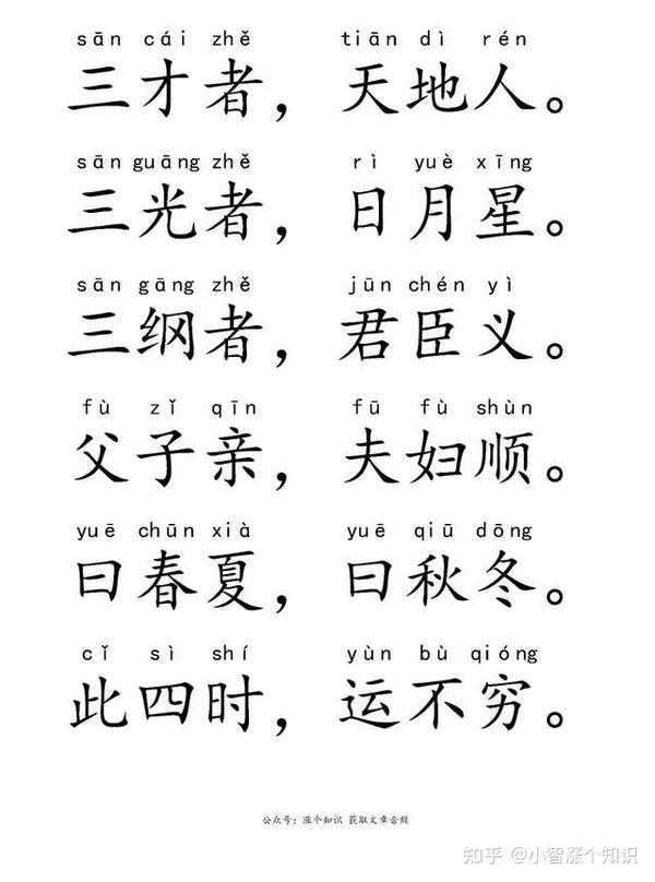 《三字经》的前世今生（含全文注音） - 知乎