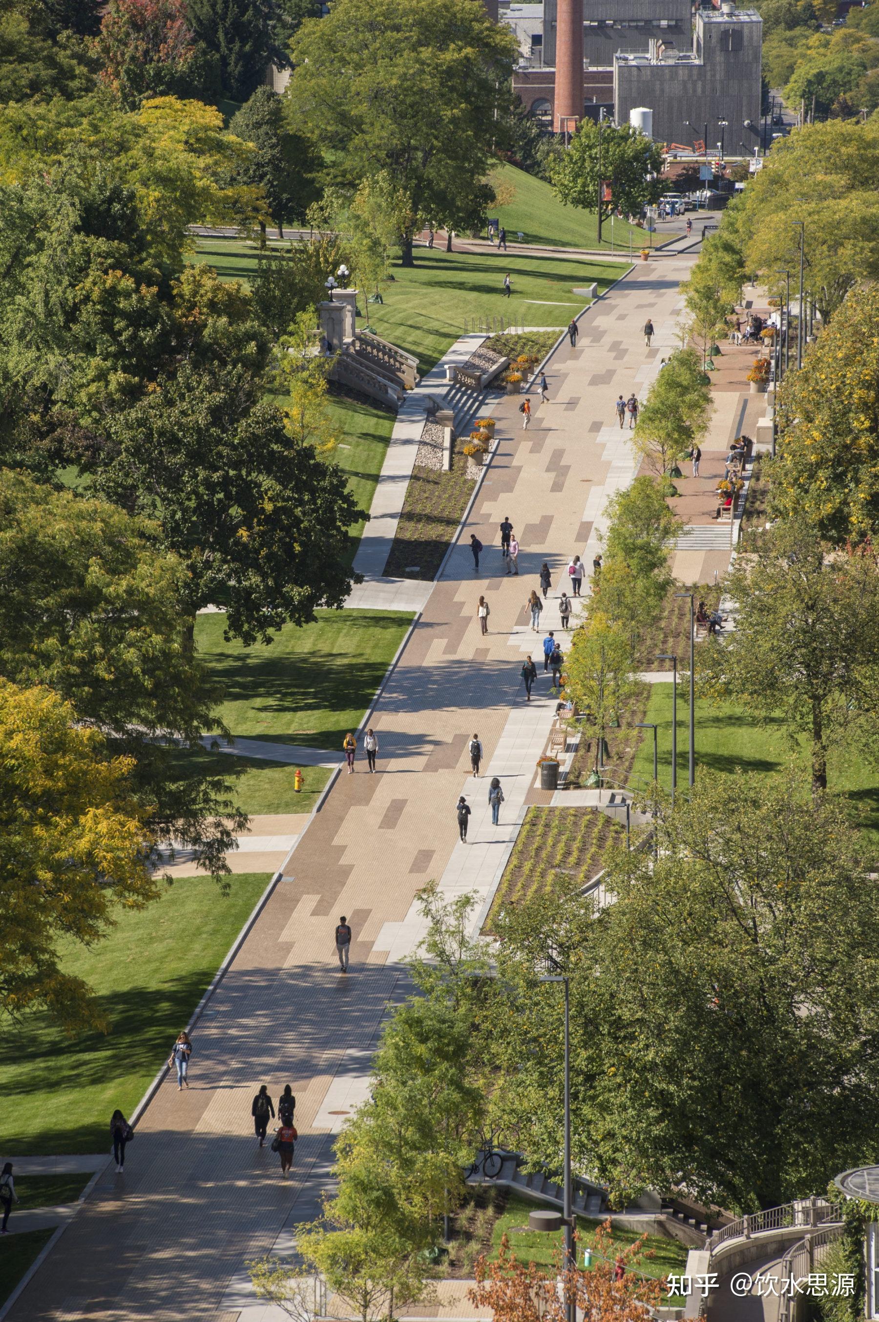 景观案例分享07sasaki美国纽约州雪城大学爱因霍恩家族步道