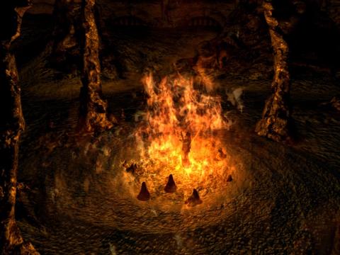 被老鹰叼着扔到遥远的古老王国外围的不死镇传火祭祀场,从这里开