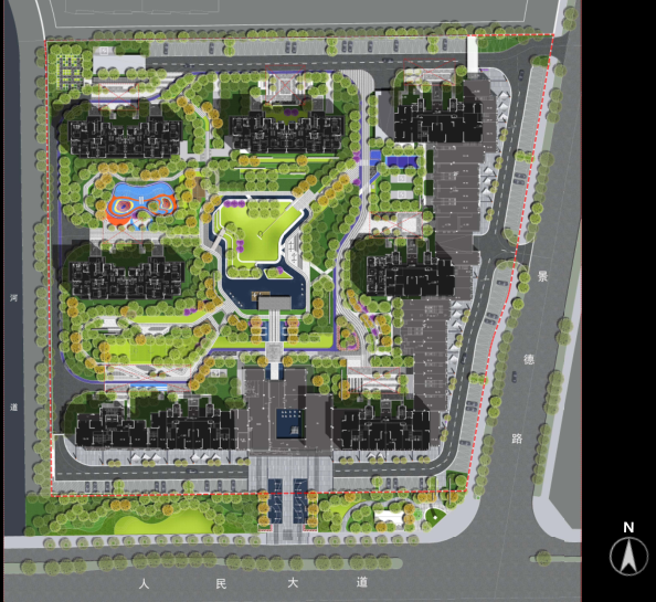 微自然手法山城湖林自然意境中心岛多角度多体验