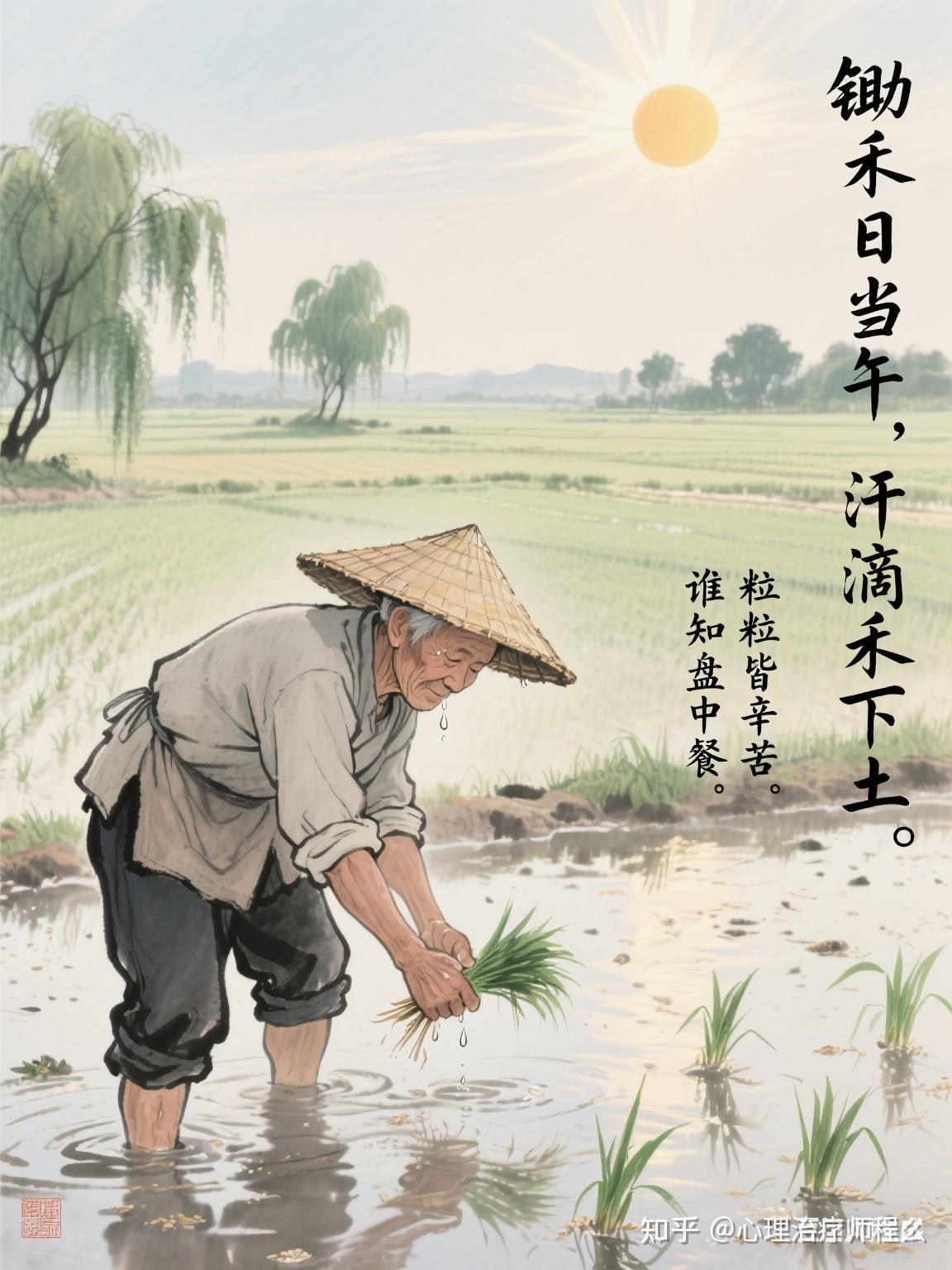 女儿问「锄禾日当午」，为什么一定要中午除草？有种地的家长回答一下吗？